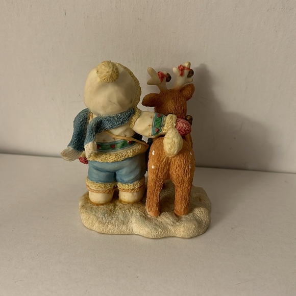 Cherished Teddies NILS Near and Deer for Christmas Figure CT1 - Picture 2 of 3